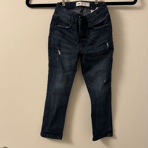 Zara Dark Blue Distressed Kids' Jeans